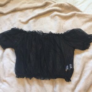 Sheer Crop Top